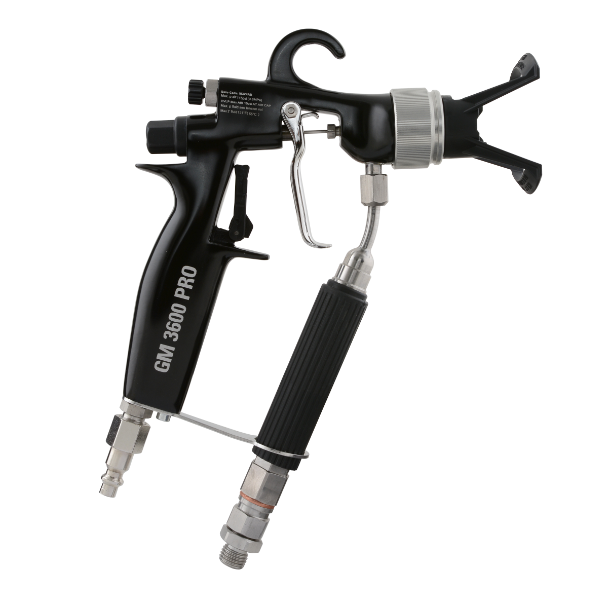 Electric top hopper gun