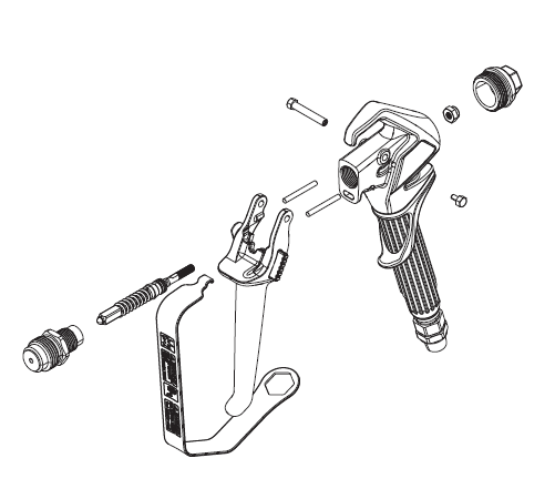 thumbnail image 2 of Titan LX80 / LX60 Paint Spray Gun Repair Kit - Part #580-034 / 580-034A 2 of 11