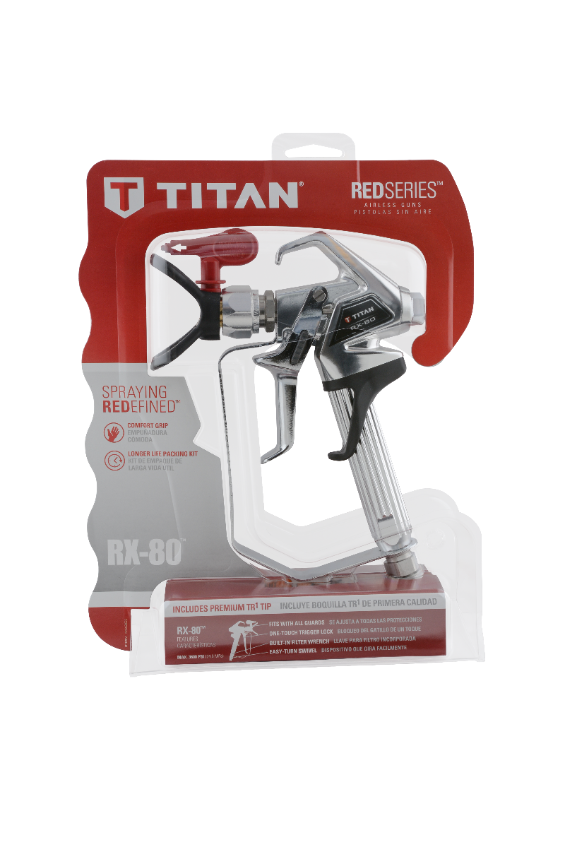 Titan rx 80 airless spray new arrivals gun