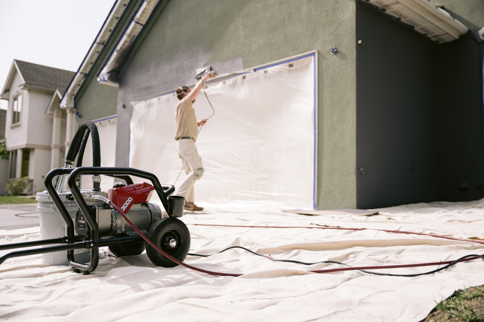 Titan PowrTwin 8900 Plus Gas  Commercial Airless Paint Sprayer - American  Spray Technologies