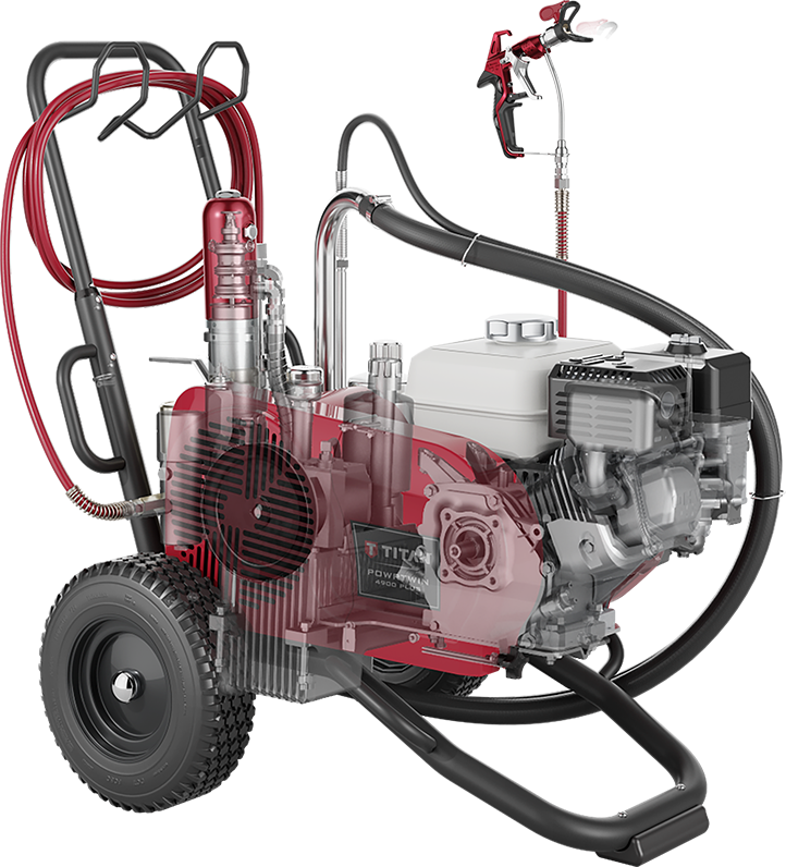 Titan PowrTwin 8900 Plus Gas  Commercial Airless Paint Sprayer - American  Spray Technologies