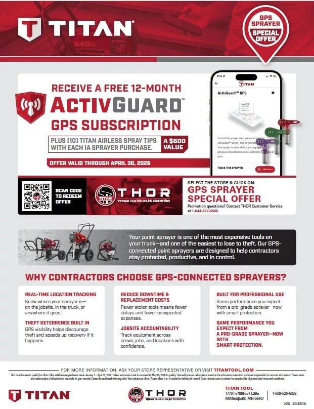 2026 GPS Sprayer Promo Flyer