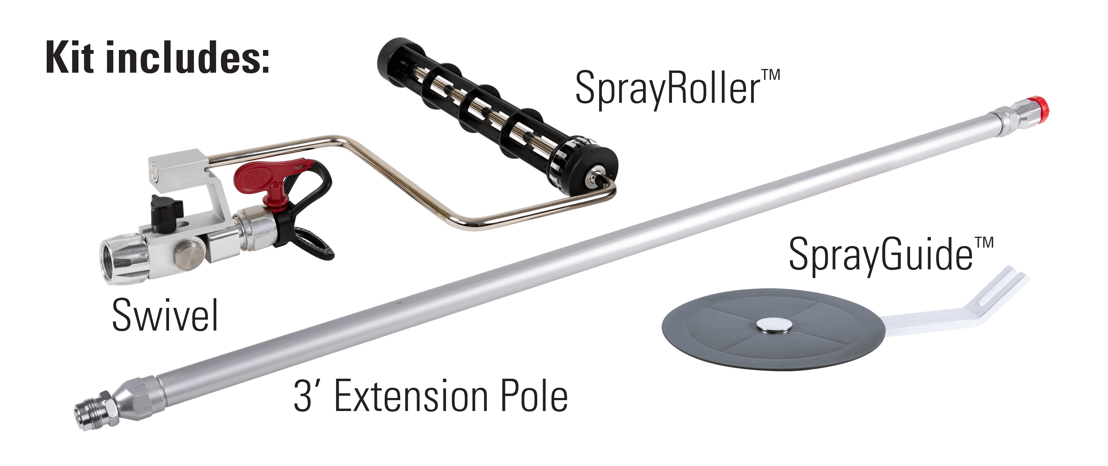 Sprayroller Kit Includes